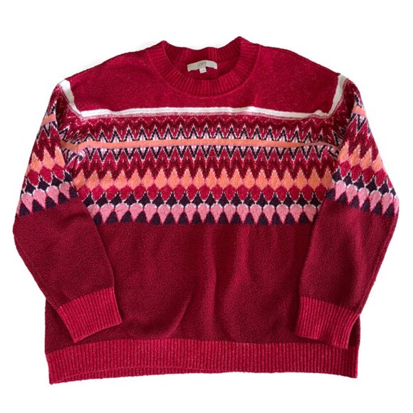 LOFT Everyday Fair Isle Sweater - Picture 8 of 8